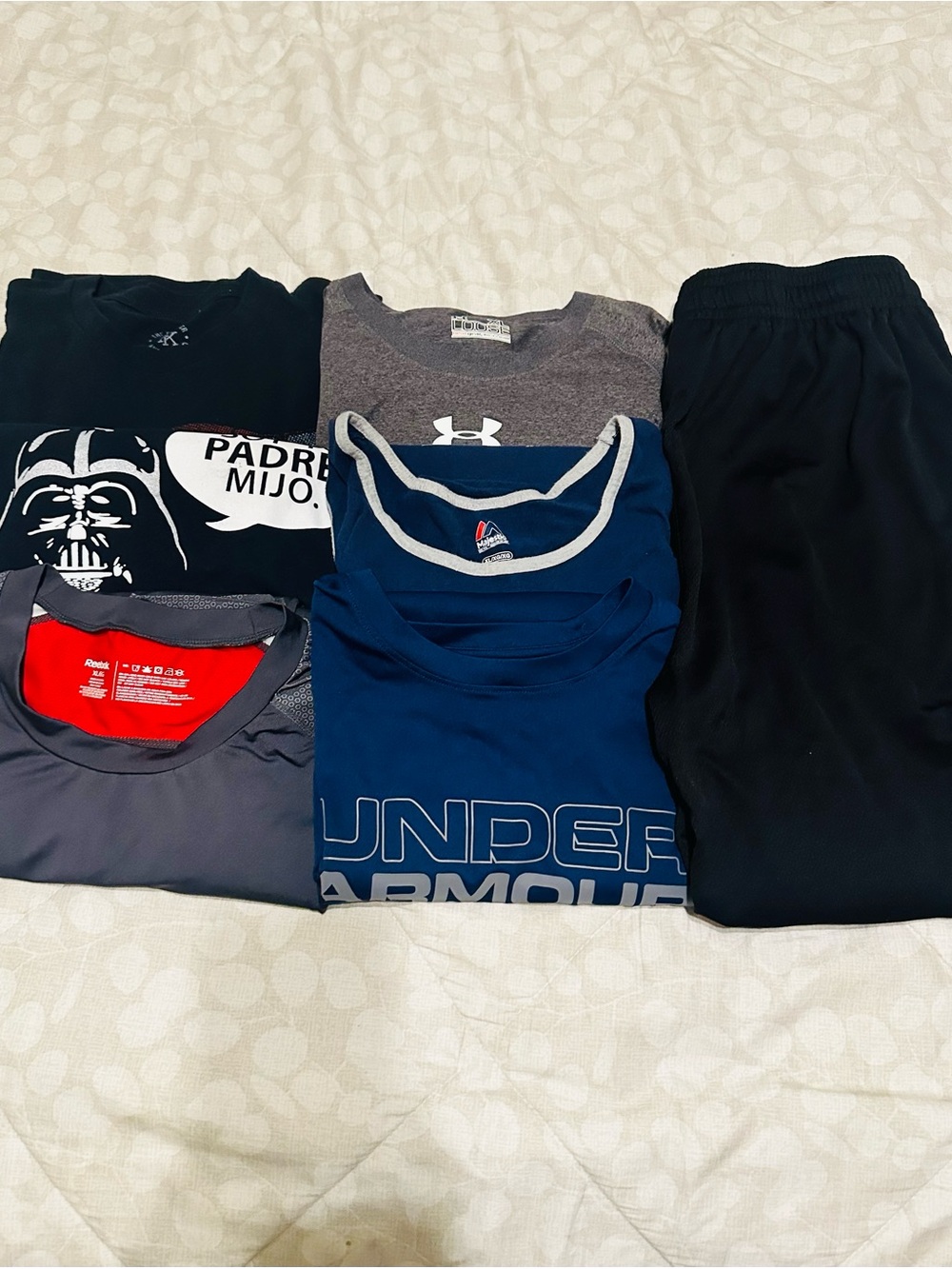 Men’s Shirts Assorment in Navy, Gray, Black, Size XL